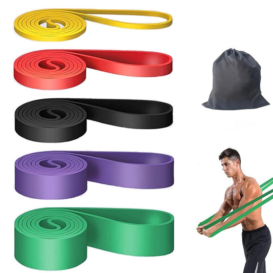Heavy duty resistance bands set for home workouts and assisted pull-ups