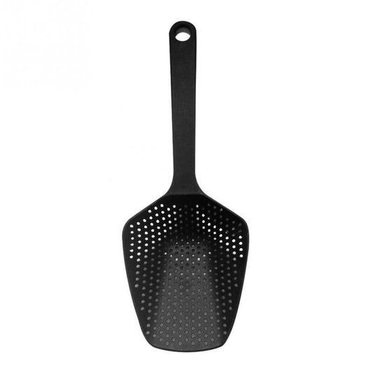 Nylon slotted scoop strainer spoon for frying and soup cooking