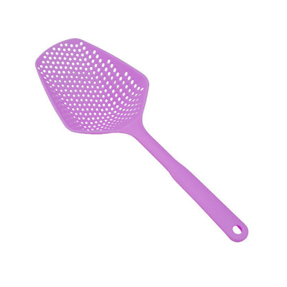 Nylon Slotted Scoop Strainer – Heat-Resistant Kitchen Spoon