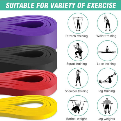 Heavy Duty Resistance Bands Set for Home Workouts & Assisted Pull-Ups