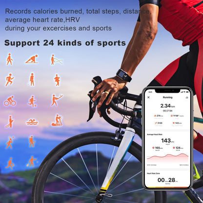 Smart ring worn on hand during daily activity