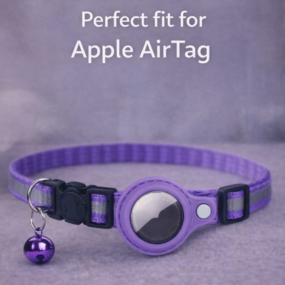 Secure AirTag collar for cats.