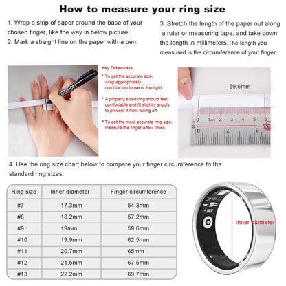 Smart Fitness Ring – Activity & Sleep Tracking
